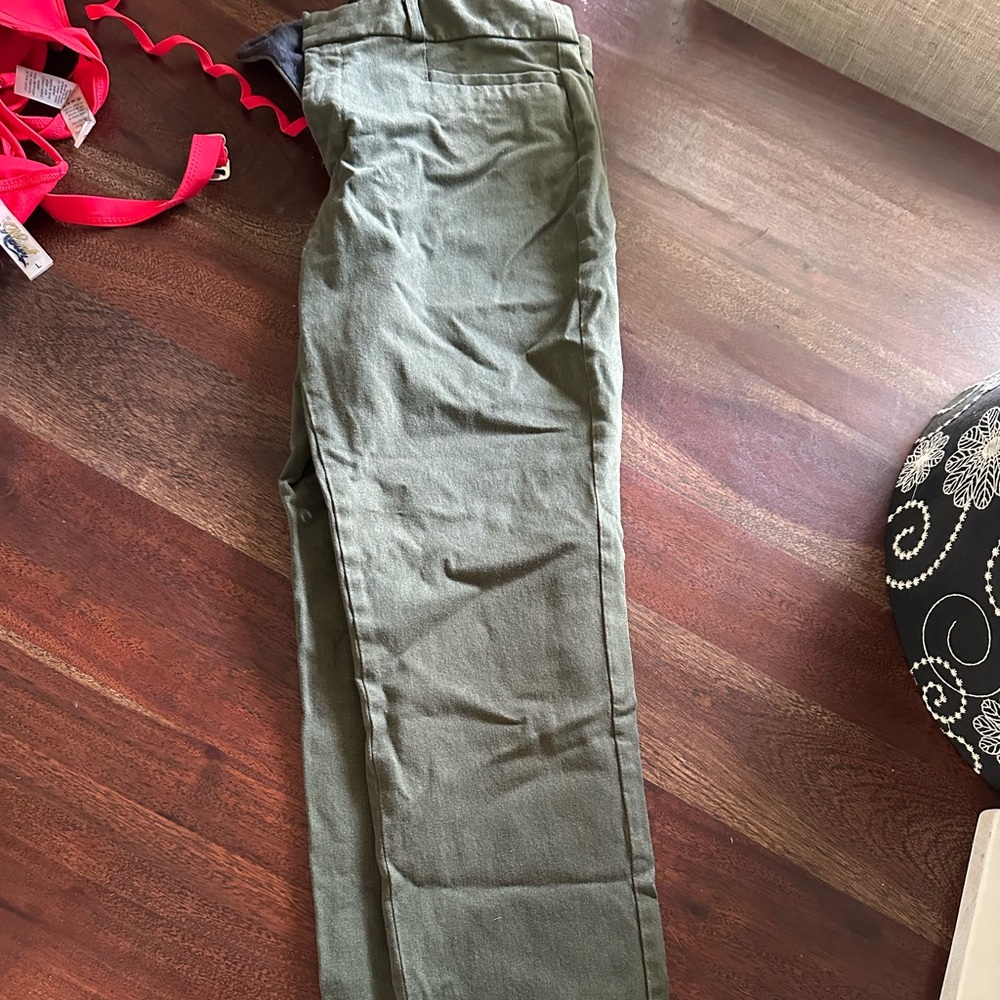 Banana Republic Green Skinny Jumpsuit Modern Fit